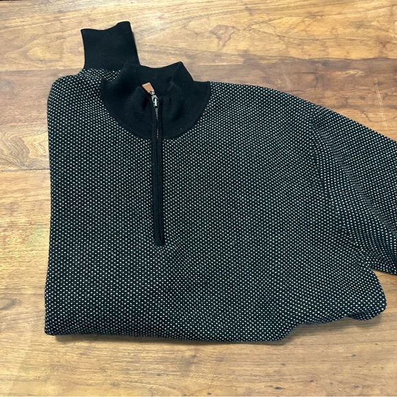 Peter millar 3/4 zip sweater EUC extra fine Italian merino wool - Picture 14 of 14